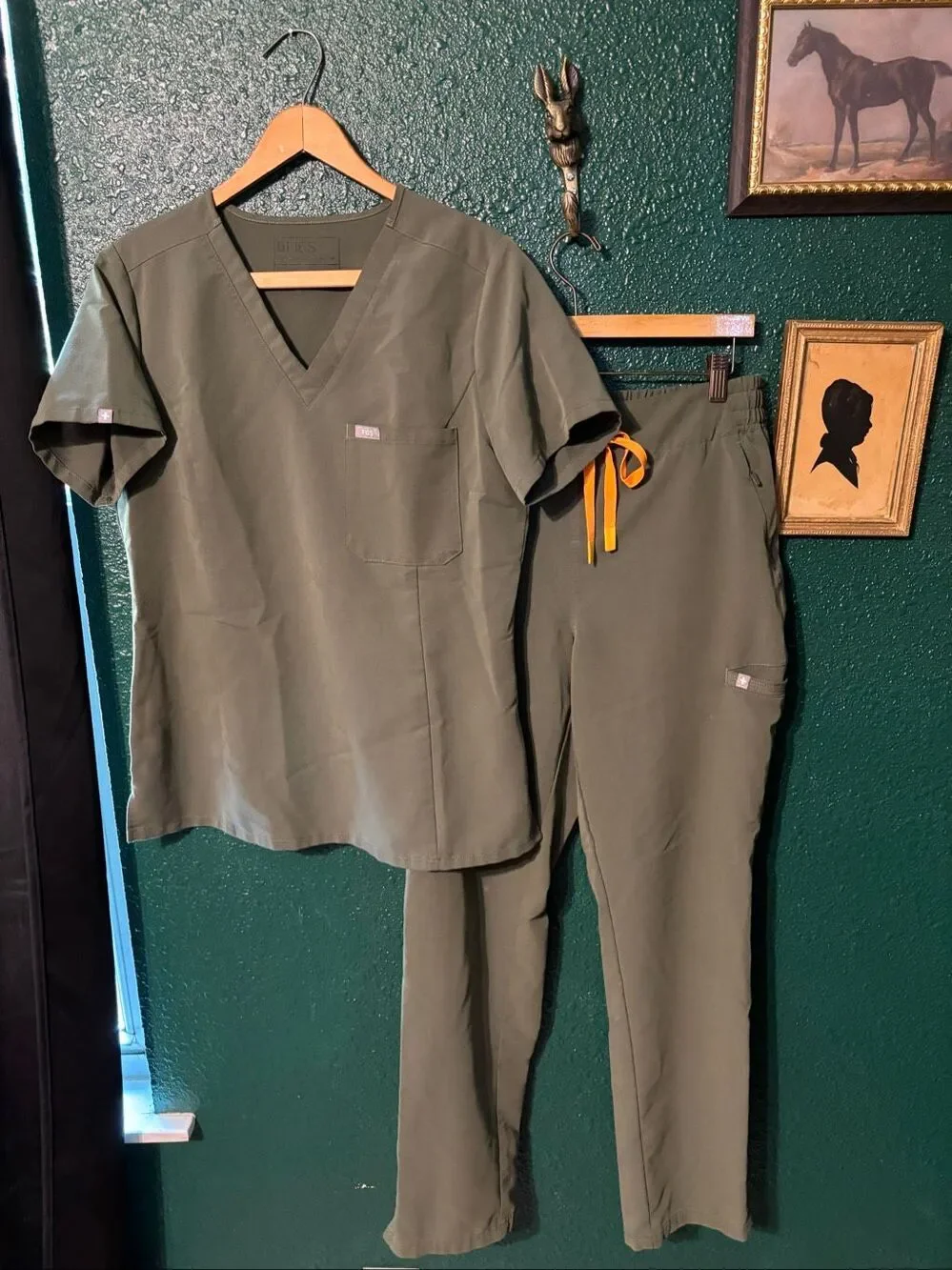 Figs Technical Collection Green Matching Set Sz Medium